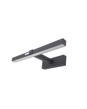 Aplique LED 9W Negro 40cm Calido