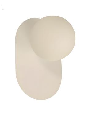 Aplique Oval Blanco Globo