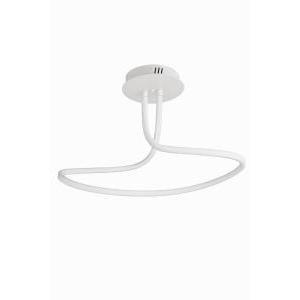 Centro LED Curves Blanco 48W Control Remoto