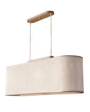 Colgante Apollo Elíptico 100x25x32 Castaño