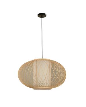 Colgante Globo Bamboo Natural