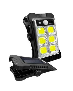Foco LED Solar Clip C/Sensor Movimiento