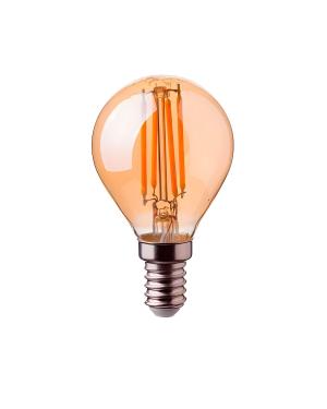 Gota LED Filamento 4W E14 Ambar