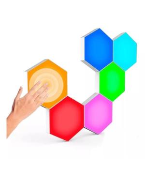 Panel Tactil Hexagonal RGB LED 6pcs