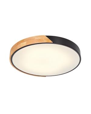 Plaf Moro Rdo 40CM 24W Cálido Negro