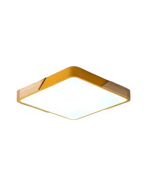 Plafon LED 18W Moro Amarillo 30cm Cuadrado