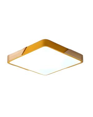 Plafon LED 36W Moro 40cm Amarillo Cuadrado