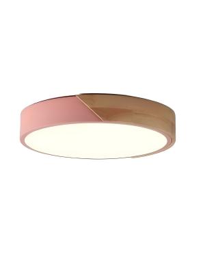 Plafon LED 36W Moro 40cm Rosado Redondo