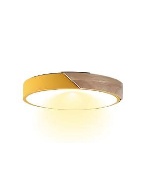 Plafon LED Moro Amarillo 18W 30cm Redondo Calido