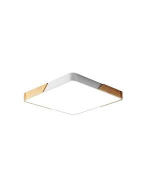 Plafon Moro Cuad Blanco 23cm 12W Calido