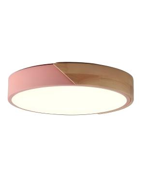 Plafón Moro Rosado 50cm Redondo 36W